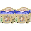 Image de Babybio Assiette Aubergines De Provence FaÃ§on Parmigiana/Macaroni 260 G - Lot De 4