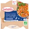 Image de Assiette Babybio - 15 mois et plus - Patate douce, Blé - BIO 260 g