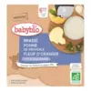 Image de Babybio Pommes Braisées et Fleurs d'Oranger Pendant 6 Mois 4x85g