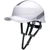 Image de Casque de chantier Delta Plus DIAMOND V UP blanc taille ajustable design sport avec jugulaire