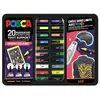 Image de Posca - Mallette - Groovy Colours - 20 Marqueurs - Pc1-1m - Pc-3m - Pc-5m