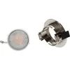 Image de Lot 3 Spots Acier Encastrables Fixes Ruby Module 5w 400lm Blanc Chaud