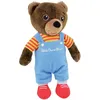 Image de Petit Ours Brun Peluche Salopette H17 Cm