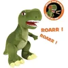 Image de Jemini Les Jeminosaures Peluche Dinosaure Sonore Et Lumineuse Tyrannosaur Trex +/- 32cm