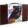 Image de Mgm Mallette En Bois Avec Tiroir 140 Pcs 38x23.5x7.5cm -
