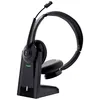 Image de T'nB ACTIV 1000X with microphone and charging base - Micro-casque - sur-oreille - frÃ©quence/Bluetooth radio de 2,4 GHz - sans fil - noir