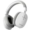Image de T'nB BOUNCE MAX - Ãcouteurs avec micro - circum-aural - Bluetooth - sans fil, filaire - jack 3,5mm - isolation acoustique - blanc, gris