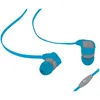 Image de WE - Ãcouteurs avec micro - intra-auriculaire - filaire - jack 3,5mm - gris, bleu