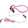 Image de WE sport intra - Ãcouteurs avec micro - intra-auriculaire - montage derriÃ¨re le cou - filaire - jack 3,5mm - rose