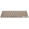 Image de Clavier de protection en silicone WE or pour Macbook