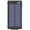 Image de We Batterie De Secours 10000 Mah - Antichocs - 2 Ports Usb - 10w - Panneaux Solaires/Lampe Torche Intégrés - Ipx4 - Noire