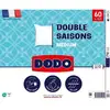 Image de Dodo - Oreiller Double Saisons - 60 X 60 Cm - 100% Polyester Volupt'air - Blanc
