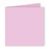 Image de Pollen - 25 cartes doubles carrées 13.5 x 13.5 cm - Rose dragée