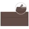 Image de Pollen - 20 enveloppes rectangulaires 11 x 22 cm - Marron taupe