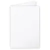Image de Clairefontaine Carte 210g PliÃ©e 110x155 Blanc IrisÃ© Pqt 25