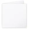 Image de Clairefontaine Carte 210g PliÃ©e 135x135 Blanc IrisÃ© Pqt 25