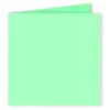 Image de Pollen - 25 cartes doubles carrées 16 x 16 cm - Vert jade
