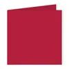 Image de Pollen - 25 cartes doubles carrées 13.5 x 13.5 cm - Rouge groseille