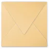 Image de Clairefontaine Enveloppe 120g 165x165 Caramel Pqt 20