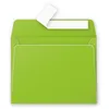 Image de Clairefontaine Enveloppe 120g 90x140 Vert Menthe Pqt 20 Avec Bande De Protection