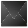 Image de Clairefontaine Enveloppe 120g 140x140 Noir Pqt 20