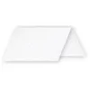 Image de Clairefontaine Marque-place 85x80 blanc irisÃ© pqt 25