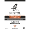 Image de Papier dessin Bristol 205 g/m² - A4 21 x 29.7 cm - Bloc de 20 feuilles