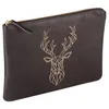 Image de Pochette Universelle En Cuir ForÃªt Noire 27 X 19 Cm Cerf