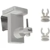 Image de Supports CLIPVIT+ 3 en 1 pour tringle de vitrage blanc