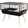 Image de Cage Neo Nigha Petit Rongeur L 77.5 X P 47.5 X H 64.5 Cm Noire