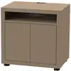 Image de Meuble Cuisson Avec Tablette, 80 X 55 Cm Taupe