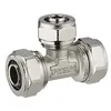 Image de Raccord multicouche Ã  compression tÃ© inÃ©gal Ã¸20 - Ã¸16 - Ã¸20 NOYON & THIEBAULT