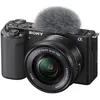Image de Pack Fnac Vlogging hybride Sony ZV-E10 + E PZ 16-50mm f/3,5-5,6 OSS + 2ème batterie + Chargeur de batterie