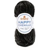 Image de Fil Happy Chenille Pelote 15 g Noir n°22