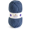 Image de Fil à tricoter Knitty 4 100 g Bleu acier n°609