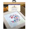 Image de Kit Point de croix Demi lune florale