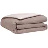 Image de Housse De Couette En Percale De Coton Beige 240 X 220 Cm