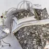 Image de Housse De Couette ImprimÃ©e En Satin De Coton, Mansur