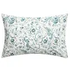 Image de Taie D'oreiller En Percale De Coton Bleu 50x75cm