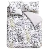 Image de Housse De Couette En Satin De Coton Multicolore 140x200cm