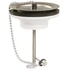 Image de Bonde pour Ã©vier grÃ¨s Ã  bouchon - Plastique - diamÃ¨tre 60 mm VALENTIN