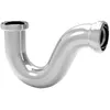 Image de Siphon tube laiton chromÃ©