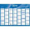 Image de Quo Vadis Calendrier De Banque Bleu 2014, 135 X 180 Mm