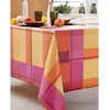 Image de Nappe En Coton Enduit Pvc Framboise 160x250 Cm