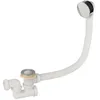 Image de Wirquin SP5603 Vidage de baignoire Ã  cÃ¢ble avec siphon Chrome