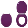 Image de Abattant wc Bois Prune color - Sans