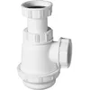 Image de Siphon rÃ©glable blanc 32mm Ã  base courte Wirquin