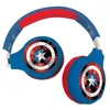 Image de AVENGERS - Casque 2 en 1 Bluetooth - Filaire confortable et pliable pour enfants avec limitation de son - LEXIBOOK