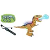 Image de Rc Tirex - Dinosaure TÃ©lÃ©commandÃ© Cracheur De FumÃ©e Avec Effets Sonores, Lumineux Et ContrÃ´le Gestuel.