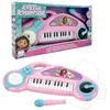 Image de Jeux Ãlectronique Piano Avec Effets Lumineux Et Microphone - 24 Touches Lexibook Gabby Et La Maison Magique